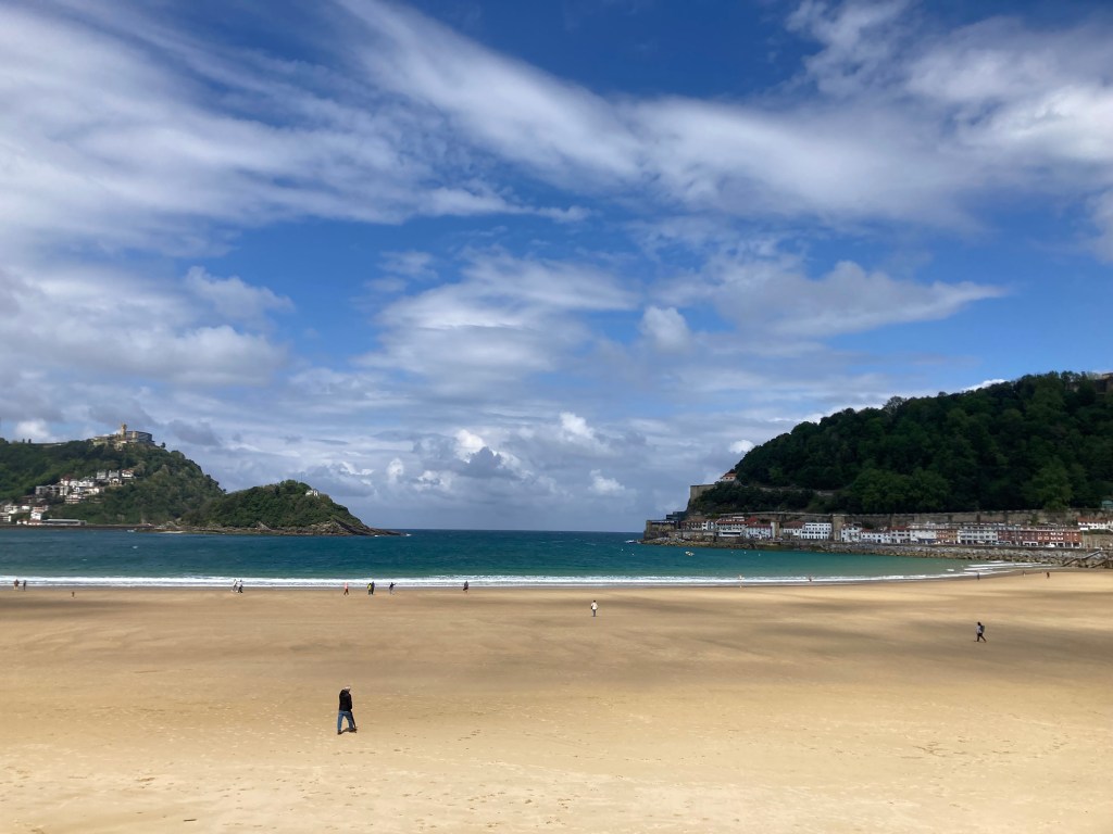 The magnificent bay at Donostia 