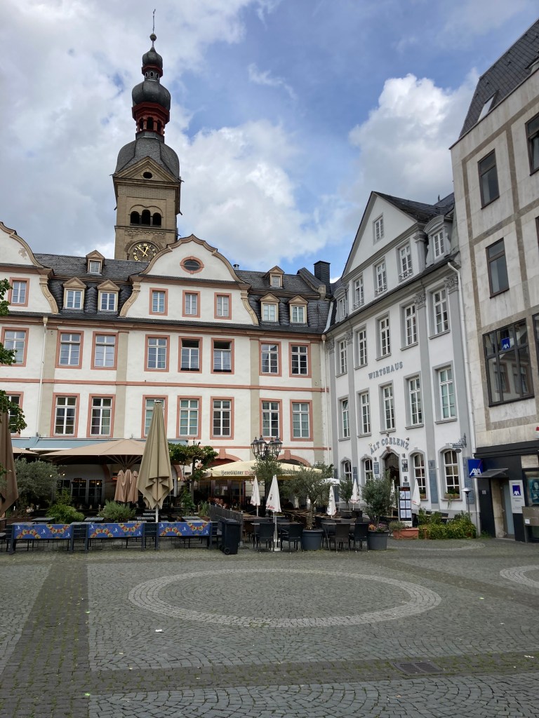 Cafe in old  Koblenz 